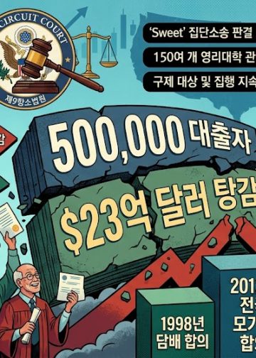 50만 명 학자금 230억 달러 탕감…항소법원 패소한 교육부, 대법원행 여지는 남아
