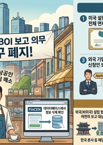 재무부, 소기업 실소유주 정보 보고 의무 영구 폐지…한인 사업자에 실질적 혜택