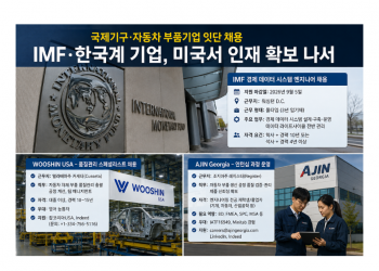 IMF부터 자동차 부품업계까지…미 전역서 인재 모시기 나선 기업들