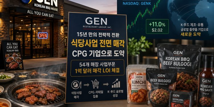 LA발 한인 외식 신화 ‘젠 코리안 BBQ’, 15년 만에 식당업 접고 K-푸드 CPG 기업으로 전격 전환