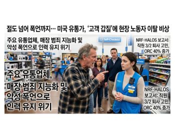 “도둑보다 무서운 고객?…미국 유통업계, ‘폭언·위협·공격’에 직원들 떠난다”