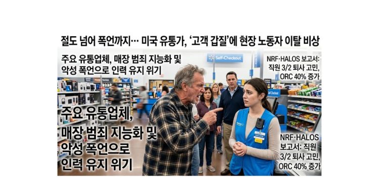 “도둑보다 무서운 고객?…미국 유통업계, ‘폭언·위협·공격’에 직원들 떠난다”