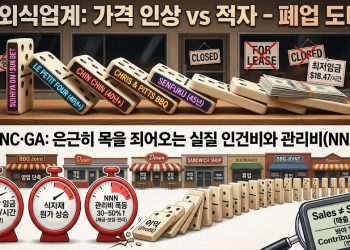 “가격 올리면 손님 끊기고, 안 올리면 적자”… 미 외식업계 ‘폐업 도미노’ 속사정