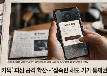 아이폰 이용자 노린 ‘가짜 카톡’ 피싱 확산… “접속만 해도 기기 통제권 탈취”