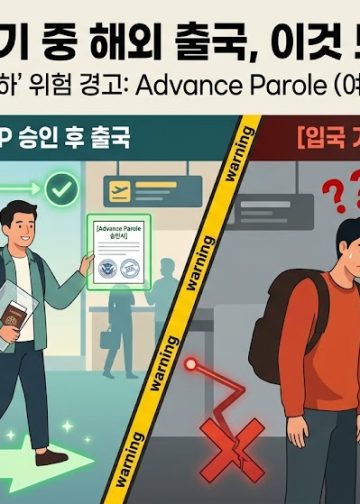I-485 승인 대기 중 무심코 출국했다간 영주권 ‘자동 취하’ 위험