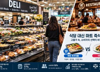 식재료 팔던 미국 마트, 이제 ‘한 끼 식사’를 판다