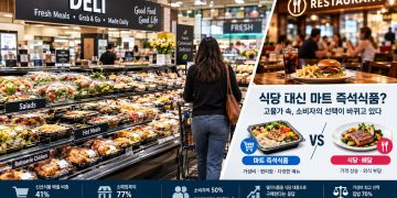 식재료 팔던 미국 마트, 이제 ‘한 끼 식사’를 판다