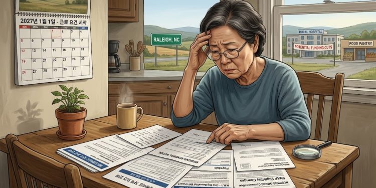 “25만 명 의료보험 위기”…H.R.1, 노스캐롤라이나 병원·식탁까지 흔든다