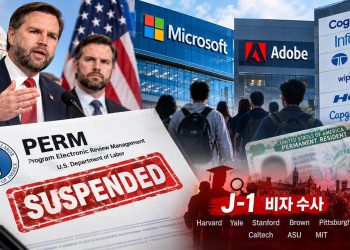 노동부, MS·어도비·인도계 IT 6곳 영주권 ‘노동인증’ 중단… “H-1B 악용” 칼 뺐다