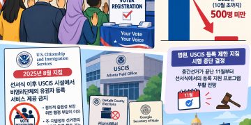 애틀랜타 신규 시민권자 유권자 등록 ‘곤두박질’…2년 전 1만4천명→올해 500명